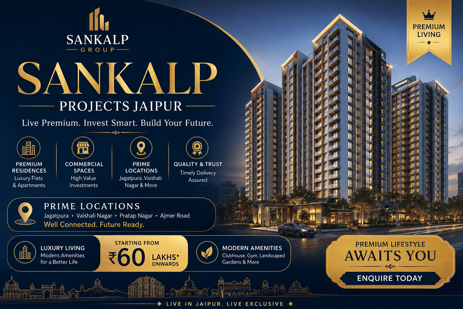 Sankalp Projects in Jaipur - Premium Residential & Commercial Properties
