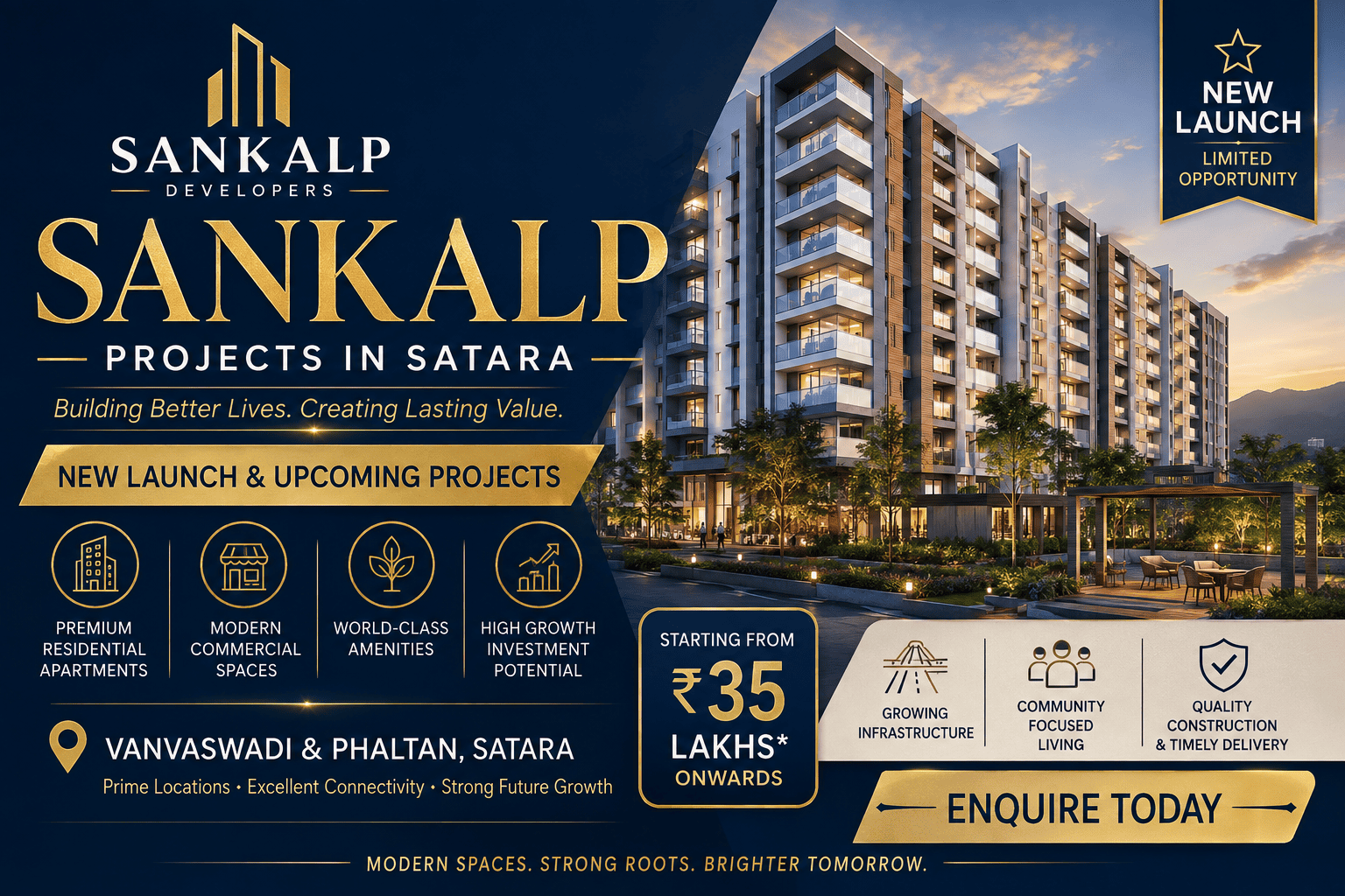 Sankalp Projects in Satara - New Launch Residential & Commercial